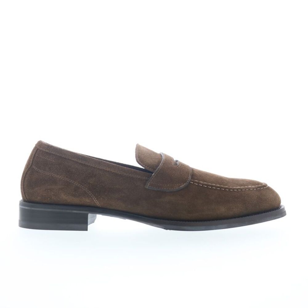 Di Bianco Mens Aviano Unlined Suede Brown Shoes (NWT)